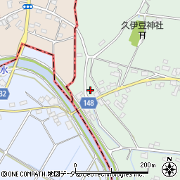 田ヶ谷簡易郵便局周辺の地図