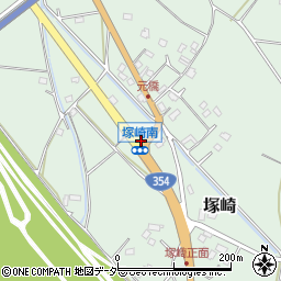 塚崎南周辺の地図