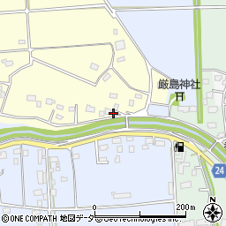 茨城県常総市崎房598周辺の地図