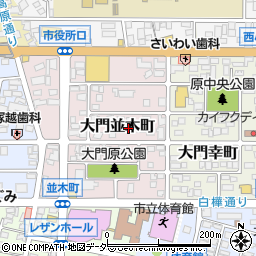 長野県塩尻市大門並木町9周辺の地図