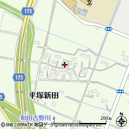埼玉県熊谷市万吉1270-9周辺の地図