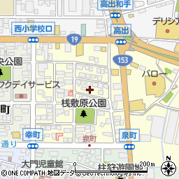 長野県塩尻市大門泉町10-16周辺の地図