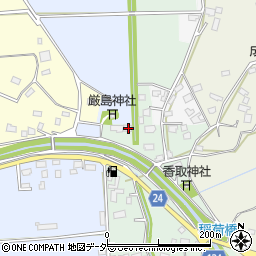 茨城県常総市栗山新田116周辺の地図