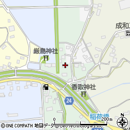 茨城県常総市栗山新田118周辺の地図