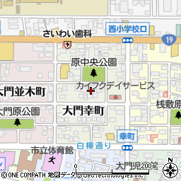 長野県塩尻市大門幸町周辺の地図