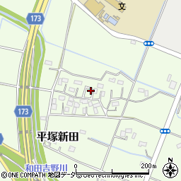 埼玉県熊谷市万吉1270-8周辺の地図