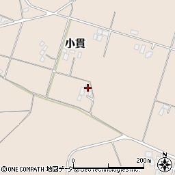 茨城県行方市小貫1831周辺の地図