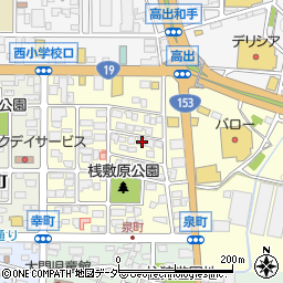 長野県塩尻市大門泉町10-6周辺の地図