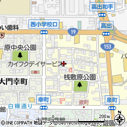 長野県塩尻市大門泉町8-4周辺の地図