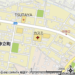 フードマーケットカスミ土浦中神立店周辺の地図