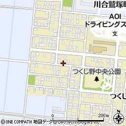 福井県福井市つくし野3丁目216周辺の地図
