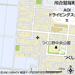 福井県福井市つくし野3丁目215周辺の地図