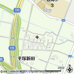 埼玉県熊谷市万吉1270-14周辺の地図