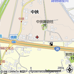 長野県塩尻市中挾11199周辺の地図