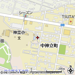 茨城県土浦市中神立町6周辺の地図