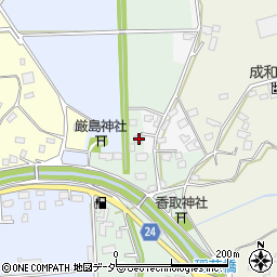 茨城県常総市栗山新田117周辺の地図