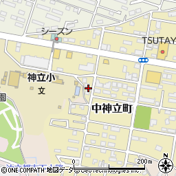 茨城県土浦市中神立町6-4周辺の地図