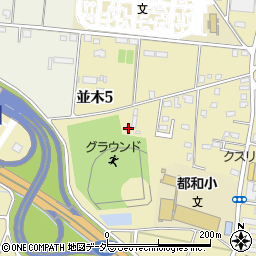 茨城県土浦市並木5丁目4831周辺の地図