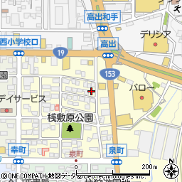 長野県塩尻市大門泉町11-13周辺の地図