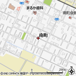 埼玉県加須市南町周辺の地図