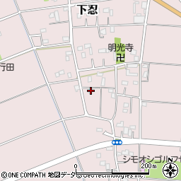 埼玉県行田市下忍2464-3周辺の地図