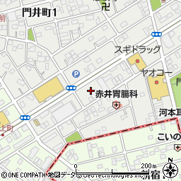 セブンイレブン行田門井町２丁目店周辺の地図