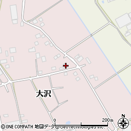 茨城県常総市大沢1975周辺の地図
