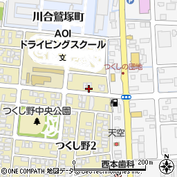 福井県福井市つくし野1丁目1115周辺の地図