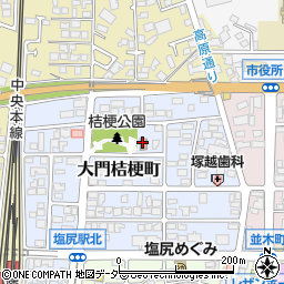 大門七区公民館周辺の地図