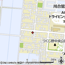 福井県福井市つくし野3丁目111周辺の地図