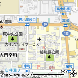 長野県塩尻市大門泉町8-5周辺の地図