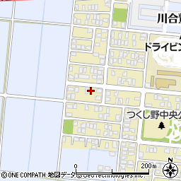 福井県福井市つくし野3丁目109周辺の地図
