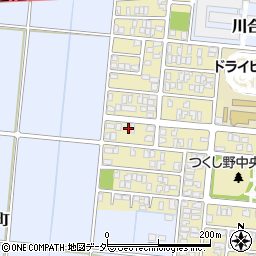 福井県福井市つくし野3丁目106周辺の地図