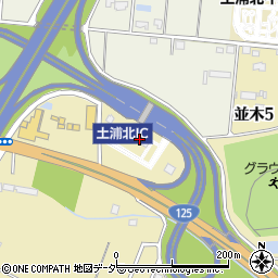 茨城県土浦市並木5丁目5496周辺の地図