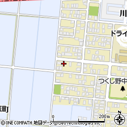 福井県福井市つくし野3丁目103周辺の地図