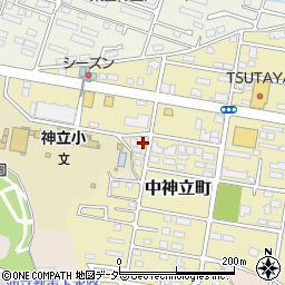 茨城県土浦市中神立町6-2周辺の地図