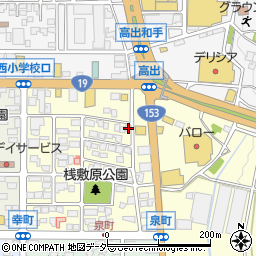 長野県塩尻市大門泉町11-10周辺の地図