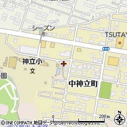 茨城県土浦市中神立町6-1周辺の地図