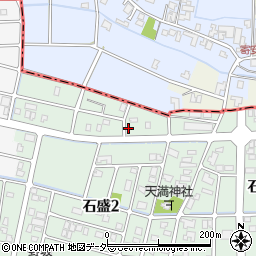 福井県福井市石盛2丁目518周辺の地図