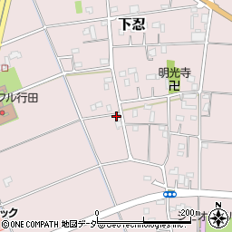 埼玉県行田市下忍1112周辺の地図