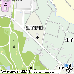 茨城県坂東市生子新田854周辺の地図
