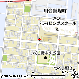 福井県福井市つくし野1丁目1007周辺の地図