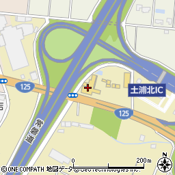 東日本三菱自動車販売（株）土浦店周辺の地図