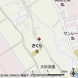 茨城県常総市岡田383-12周辺の地図