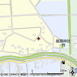 茨城県常総市崎房668周辺の地図
