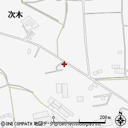 茨城県行方市次木1138周辺の地図