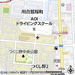 福井県福井市つくし野1丁目1101周辺の地図