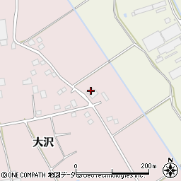 茨城県常総市大沢264周辺の地図