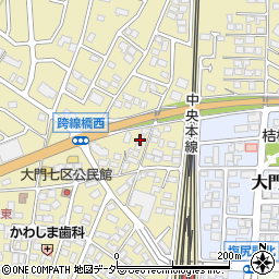 長野県塩尻市大門七区周辺の地図