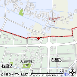 福井県福井市石盛2丁目604周辺の地図
